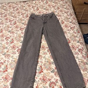 PacSun Charcoal Straight Leg Women's Jeans